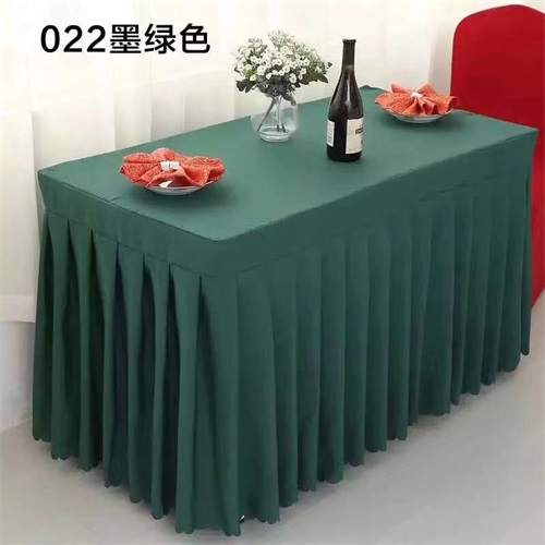 墨綠色桌套